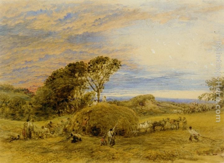 John Linnell The Harvest Field
